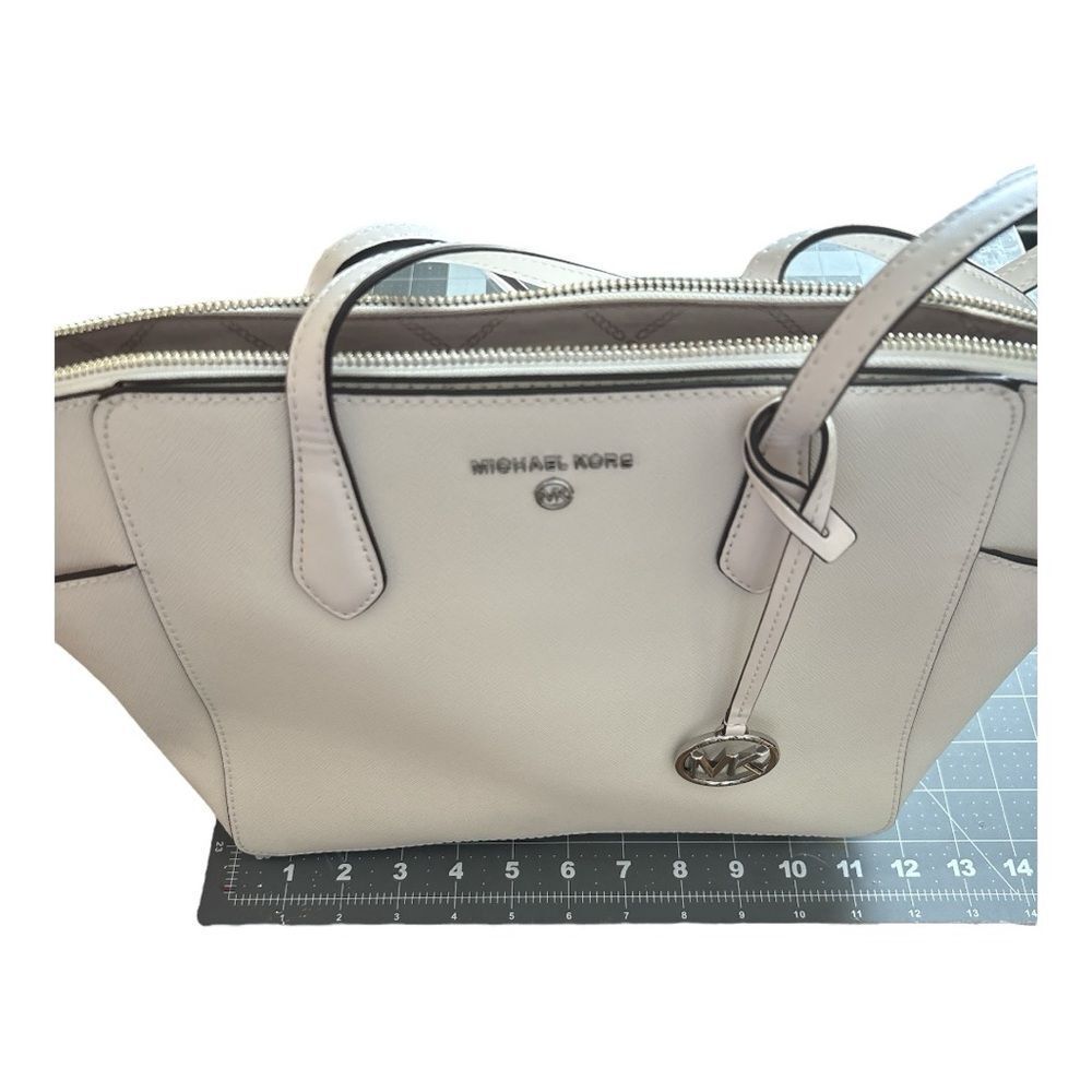 Michael Kors Marilyn Medium Saffiano Leather Tote Bag - Picture 8 of 8